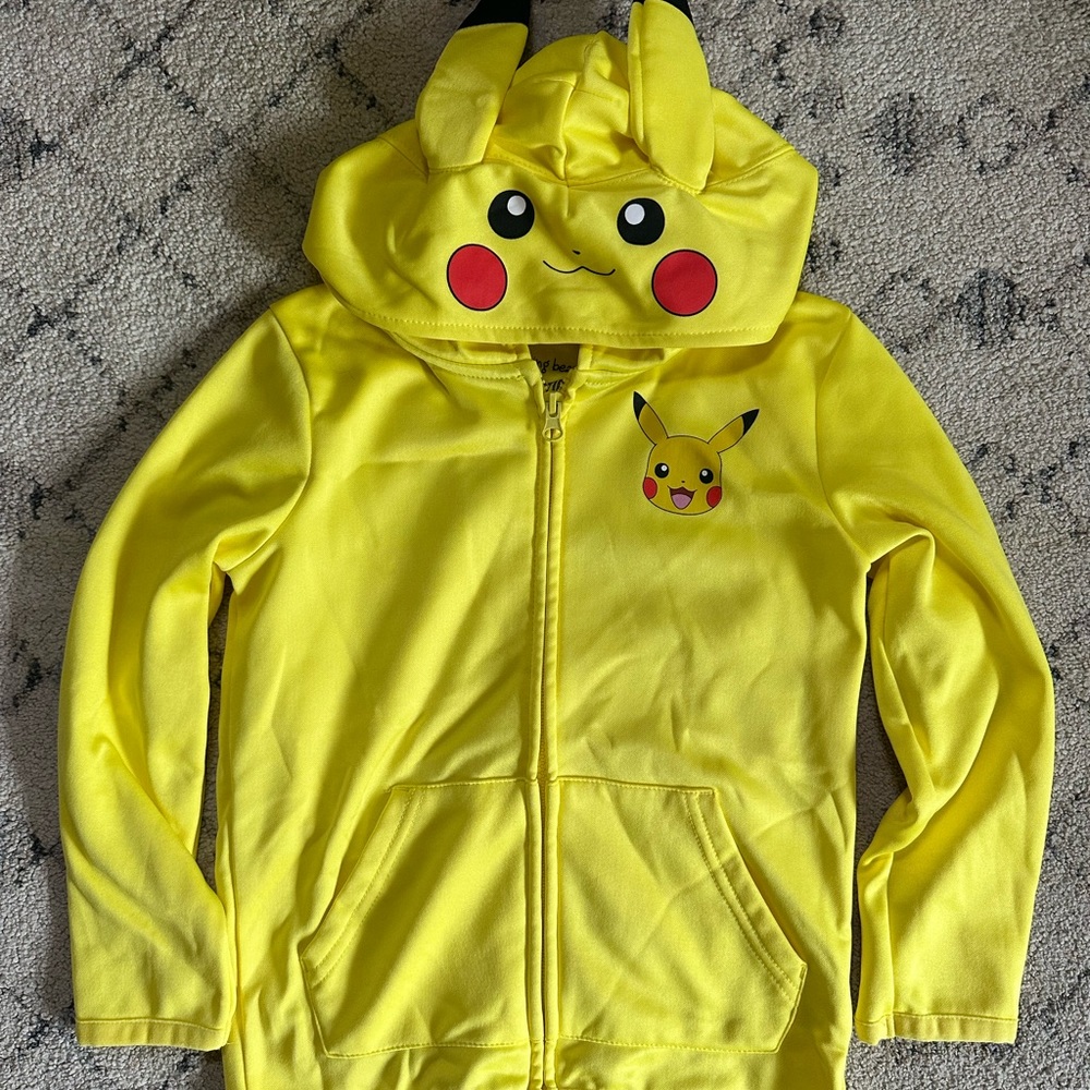 Pokémon Pikachu Character Costume Hoodie Size 5